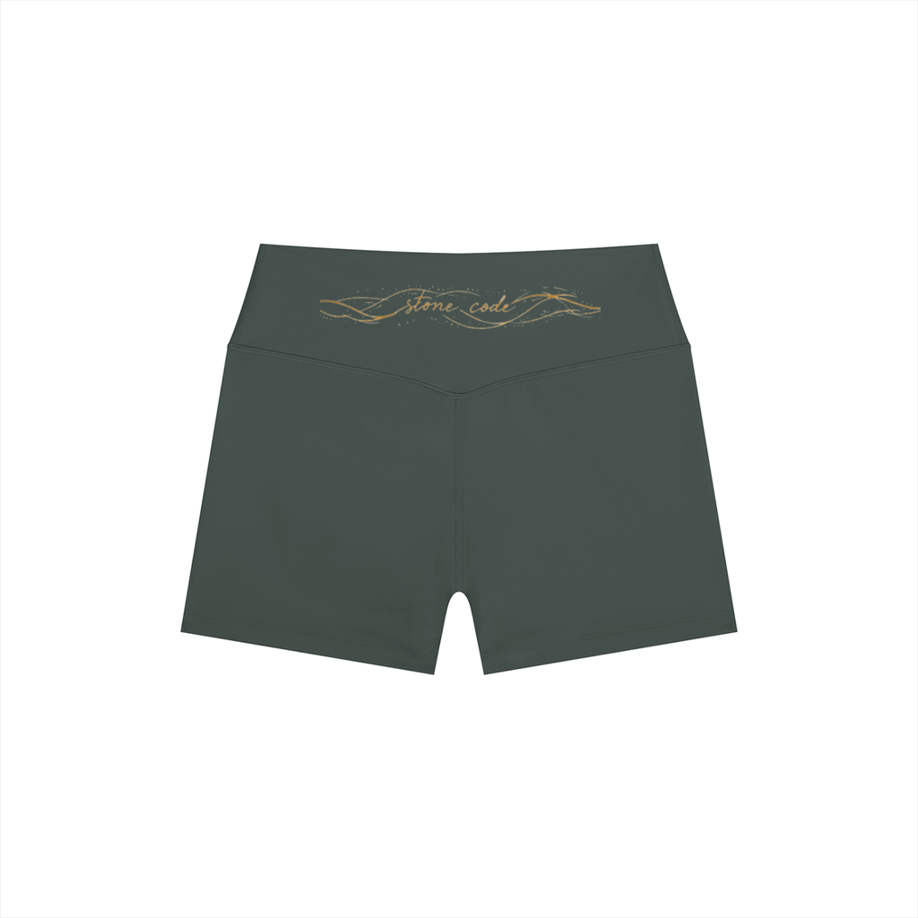 Stone Code High Rise Yoga Shorts