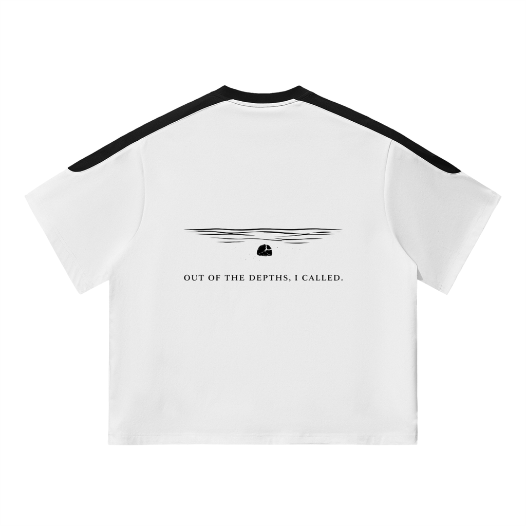 Stone Code Color Block Oversized T-Shirt