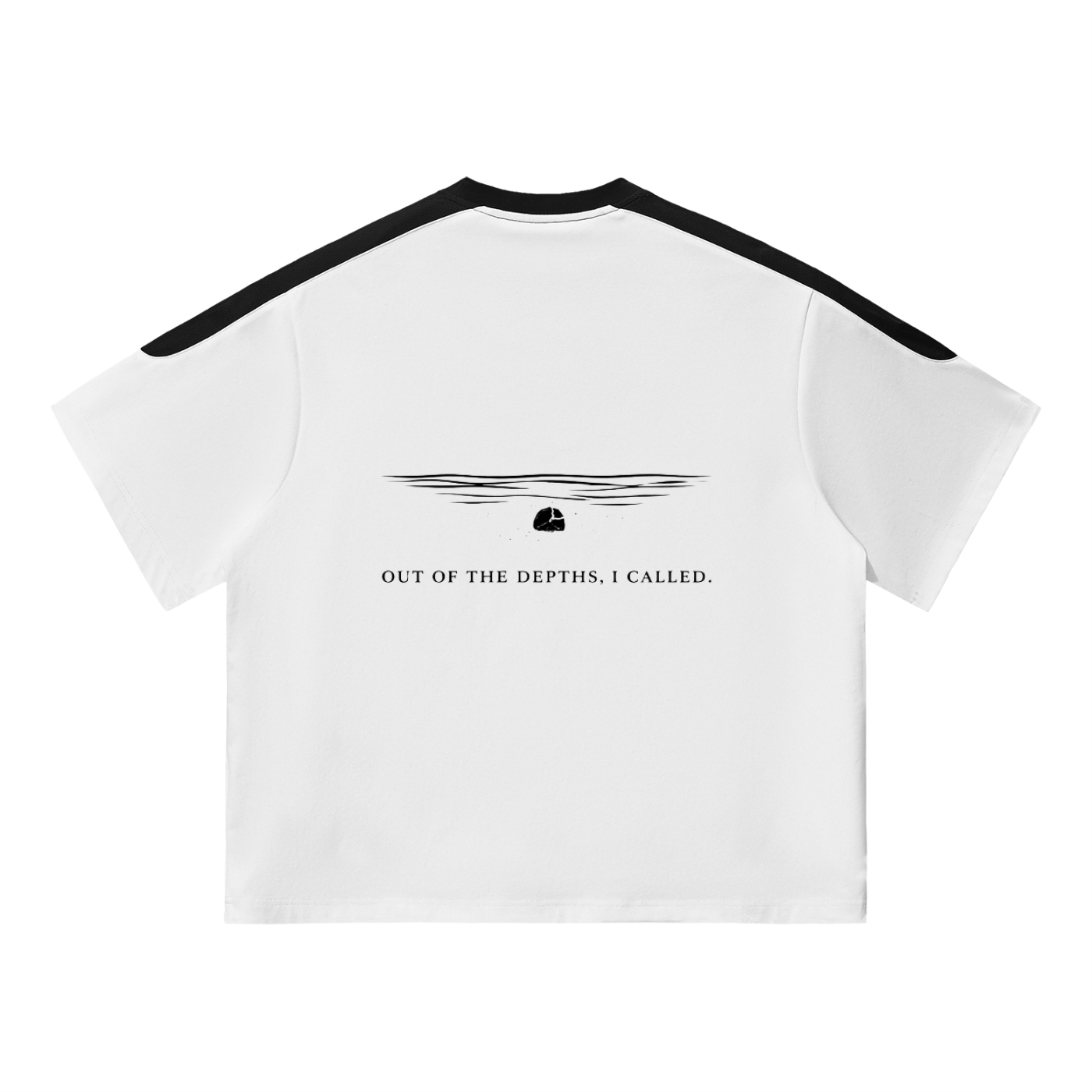 Stone Code Color Block Oversized T-Shirt