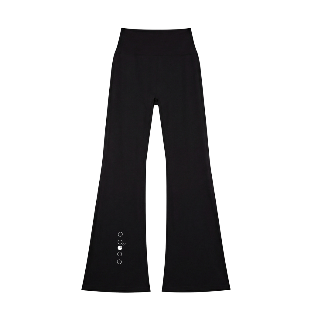 Stone Code High-Waisted Flare Leggings