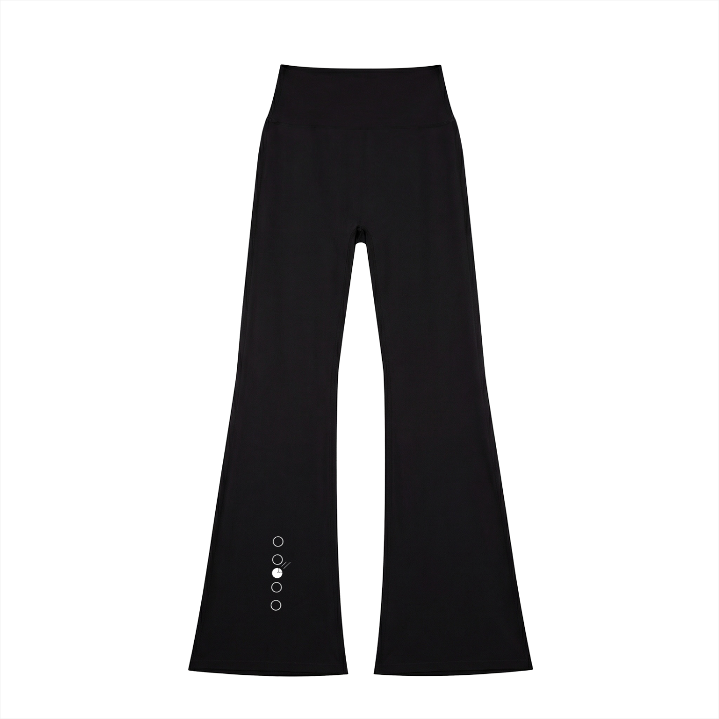 Stone Code High-Waisted Flare Leggings