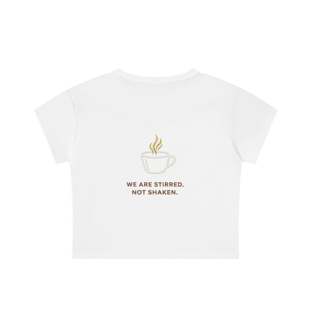 Stone Code Snow Washed Crop Top