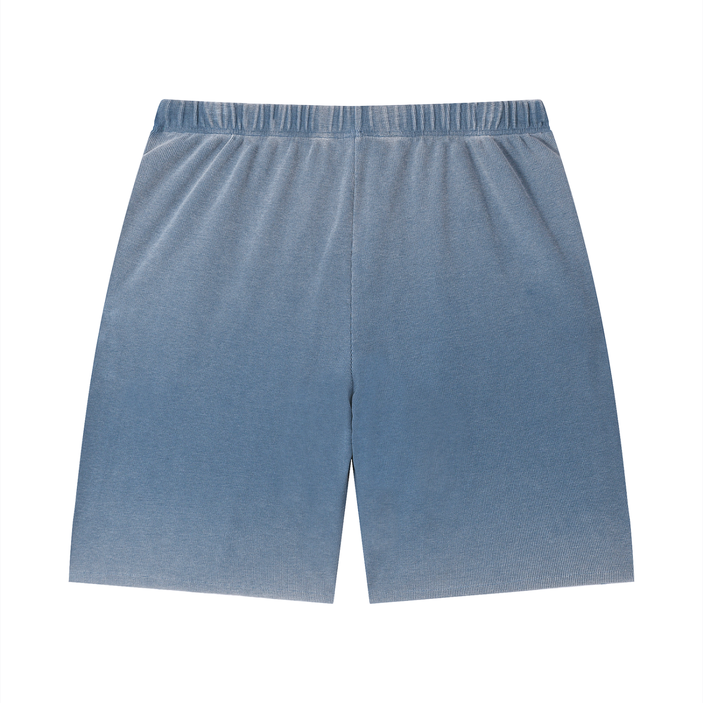 Stone Code Vintage Wash Sunfade Waffle Raw Hem Shorts