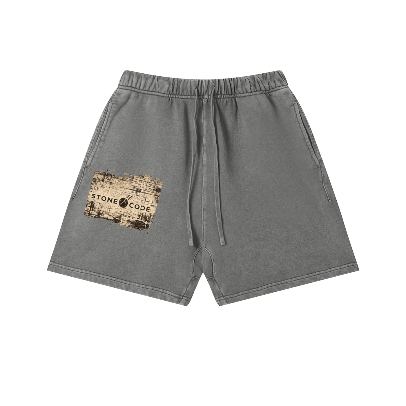 Stone Code Vintage Wash Cotton Shorts