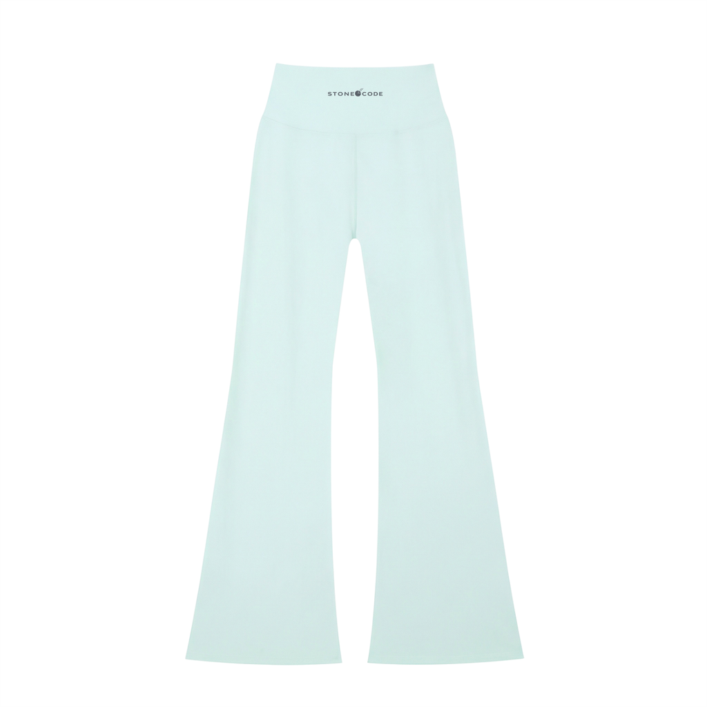 Stone Code High-Waisted Flare Leggings