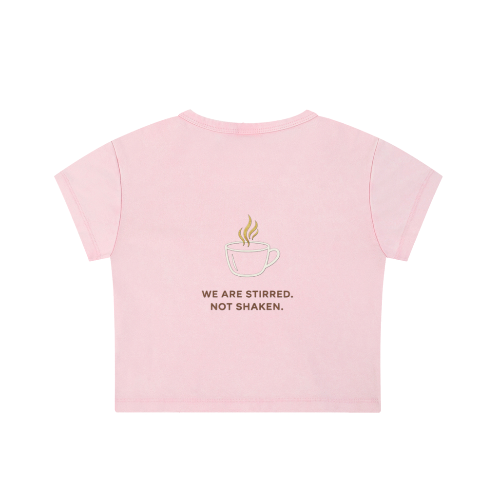 Stone Code Snow Washed Crop Top