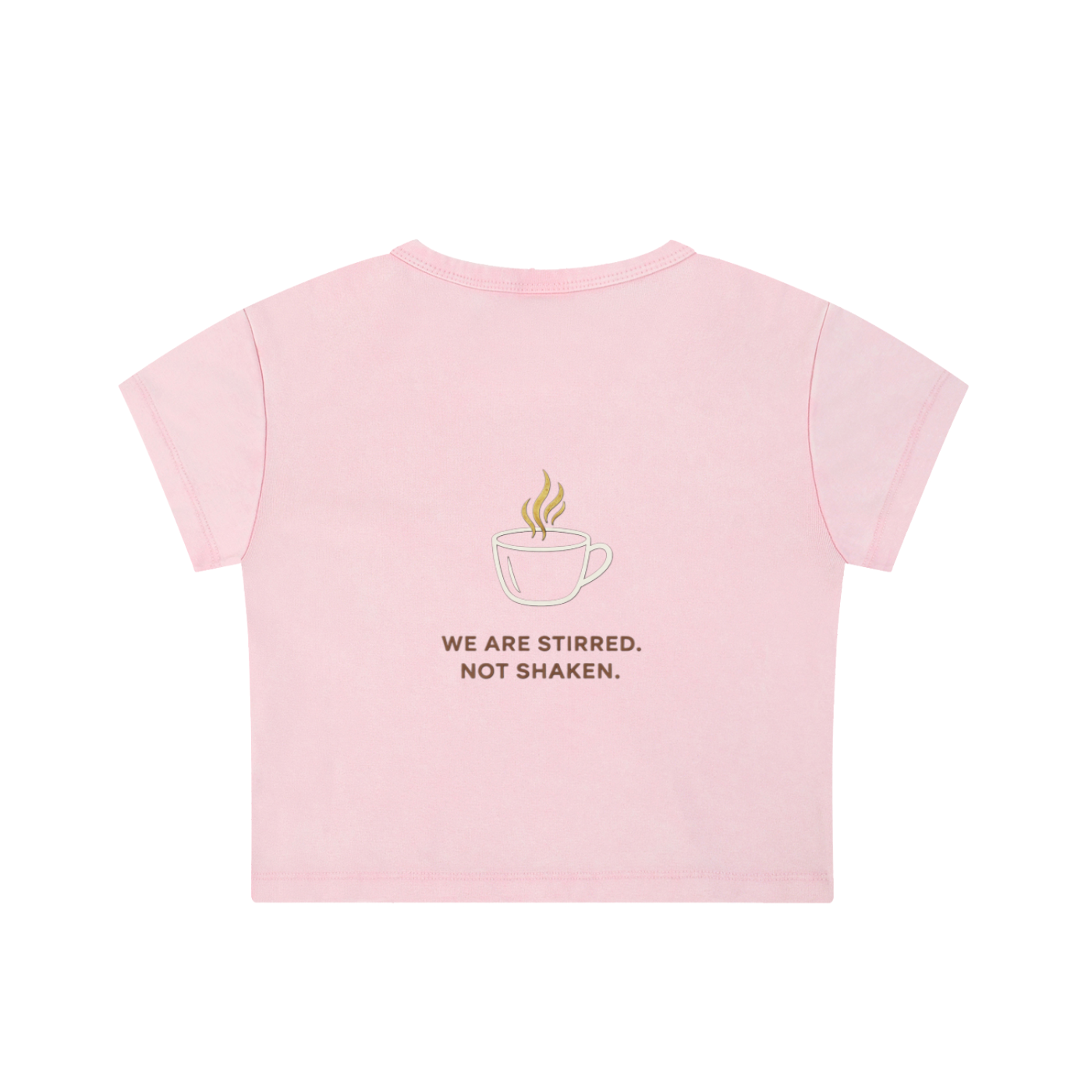 Stone Code Snow Washed Crop Top