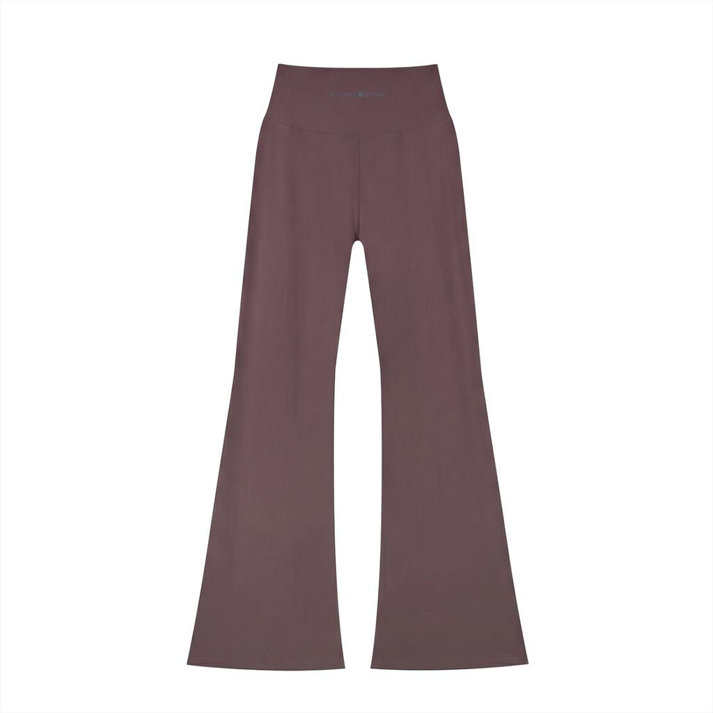 Stone Code High-Waisted Flare Leggings