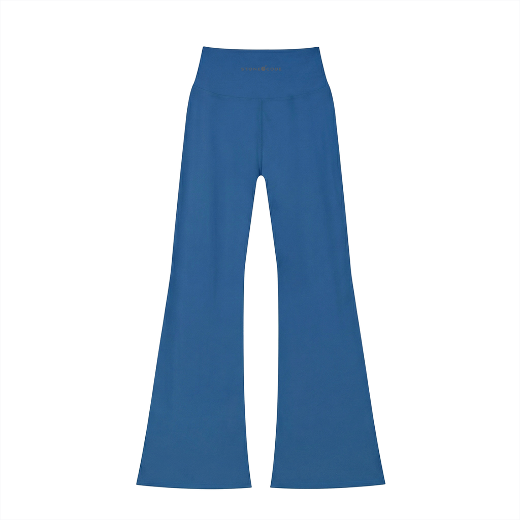 Stone Code High-Waisted Flare Leggings