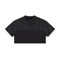 Women’s Cropped Paneled V-Neck Jersey