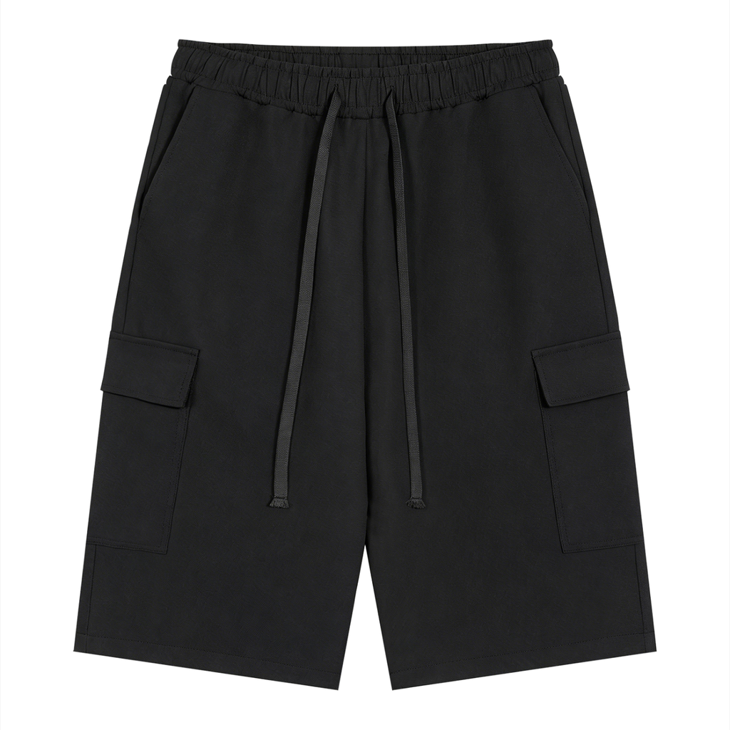 Stone Code  Drawstring Cargo Shorts