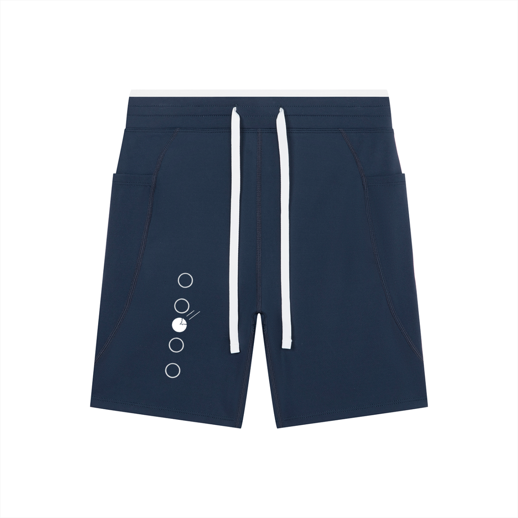 Stone Code High Rise Color Block Yoga Shorts