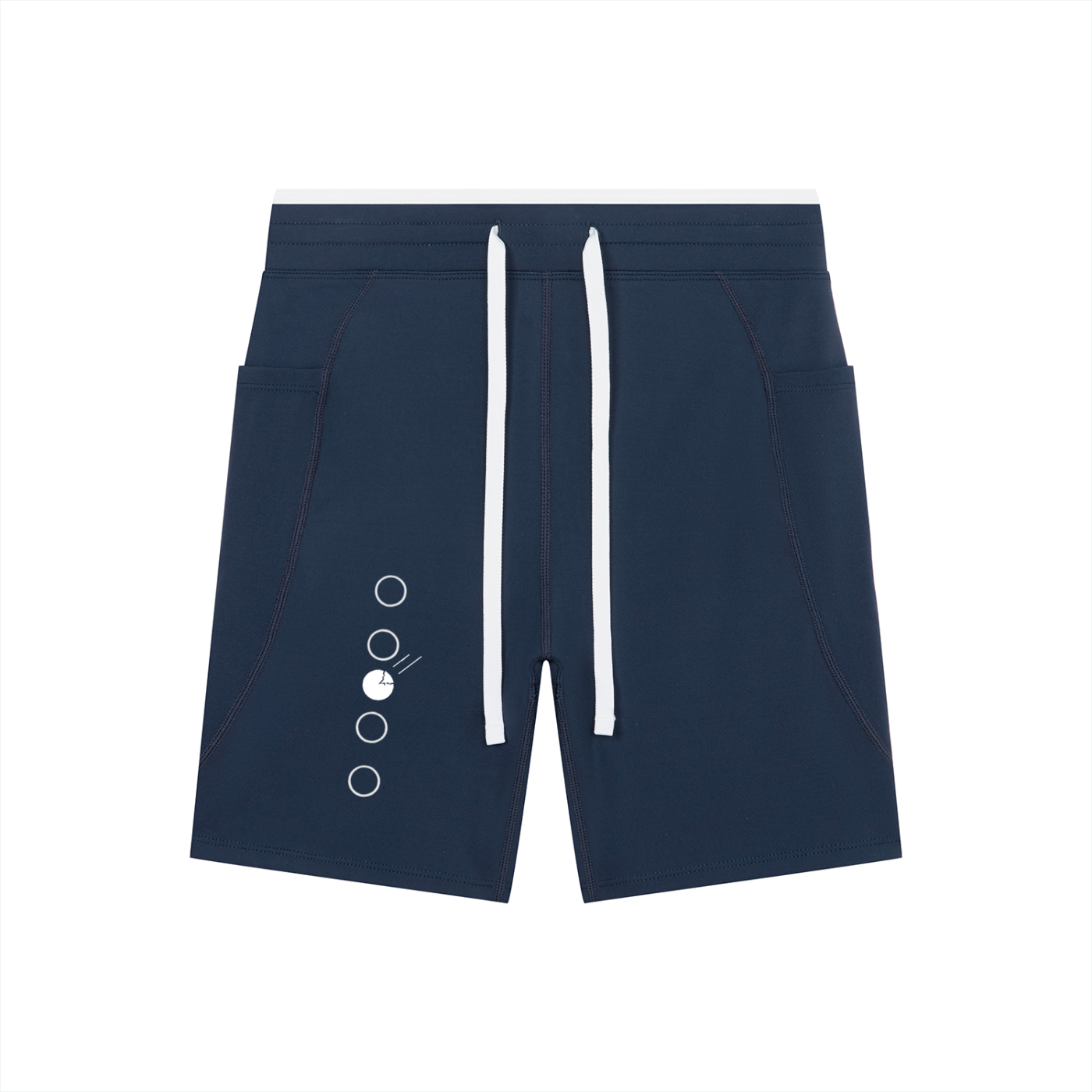 Stone Code High Rise Color Block Yoga Shorts