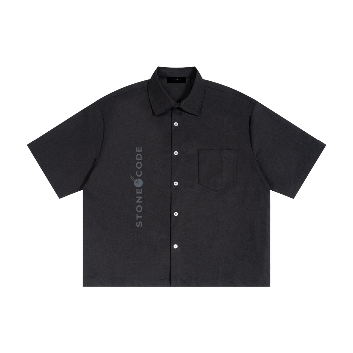 Stone Code Boxy Heavyweight Short Sleeve Shirt