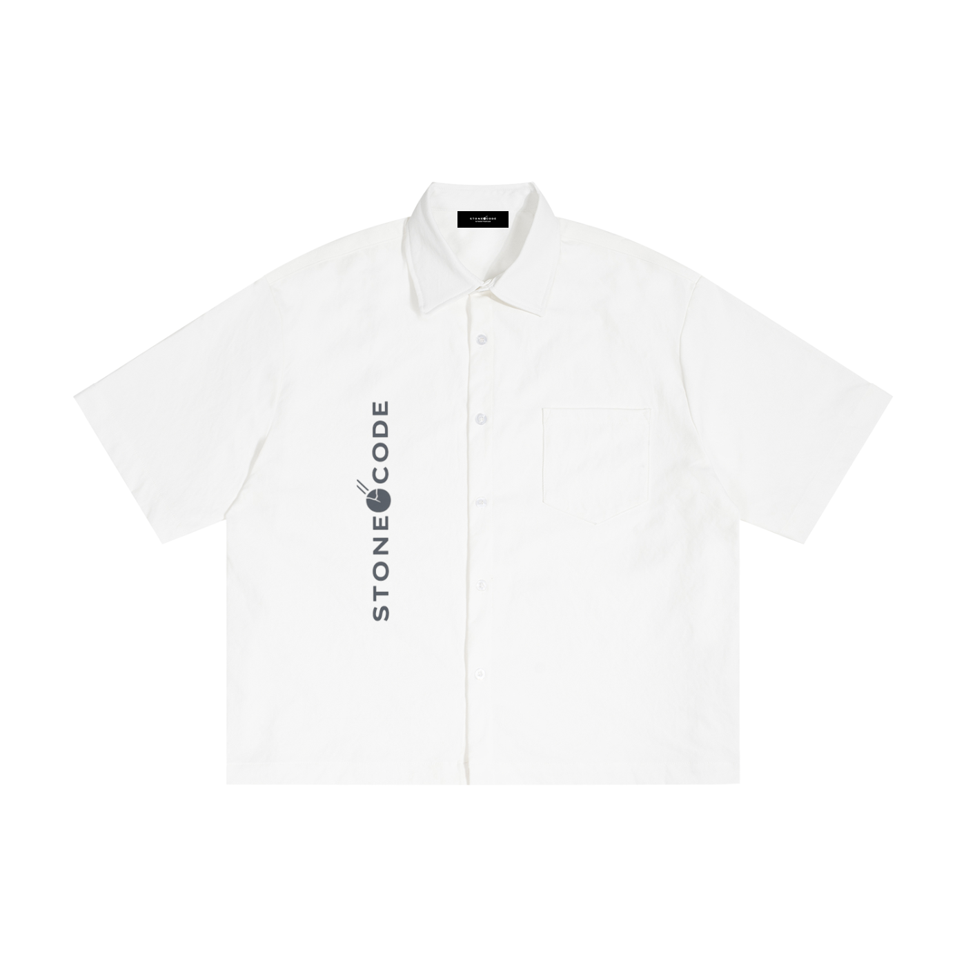 Stone Code Boxy Heavyweight Short Sleeve Shirt