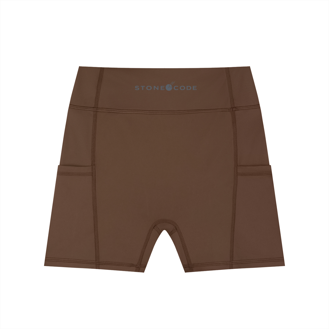 Stone Code High-Waisted Pocket Biker Shorts