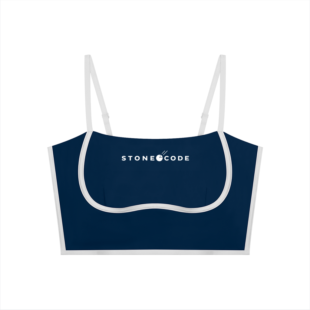 Stone Code Color Block Yoga Sports Bra