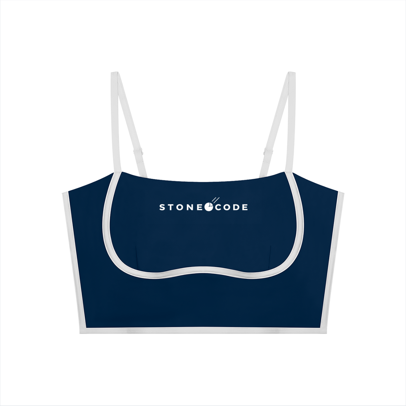 Stone Code Color Block Yoga Sports Bra