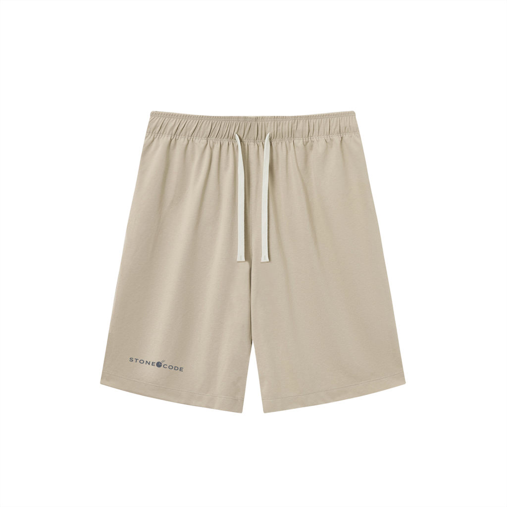 Stone Code Lightweight Drawstring Shorts