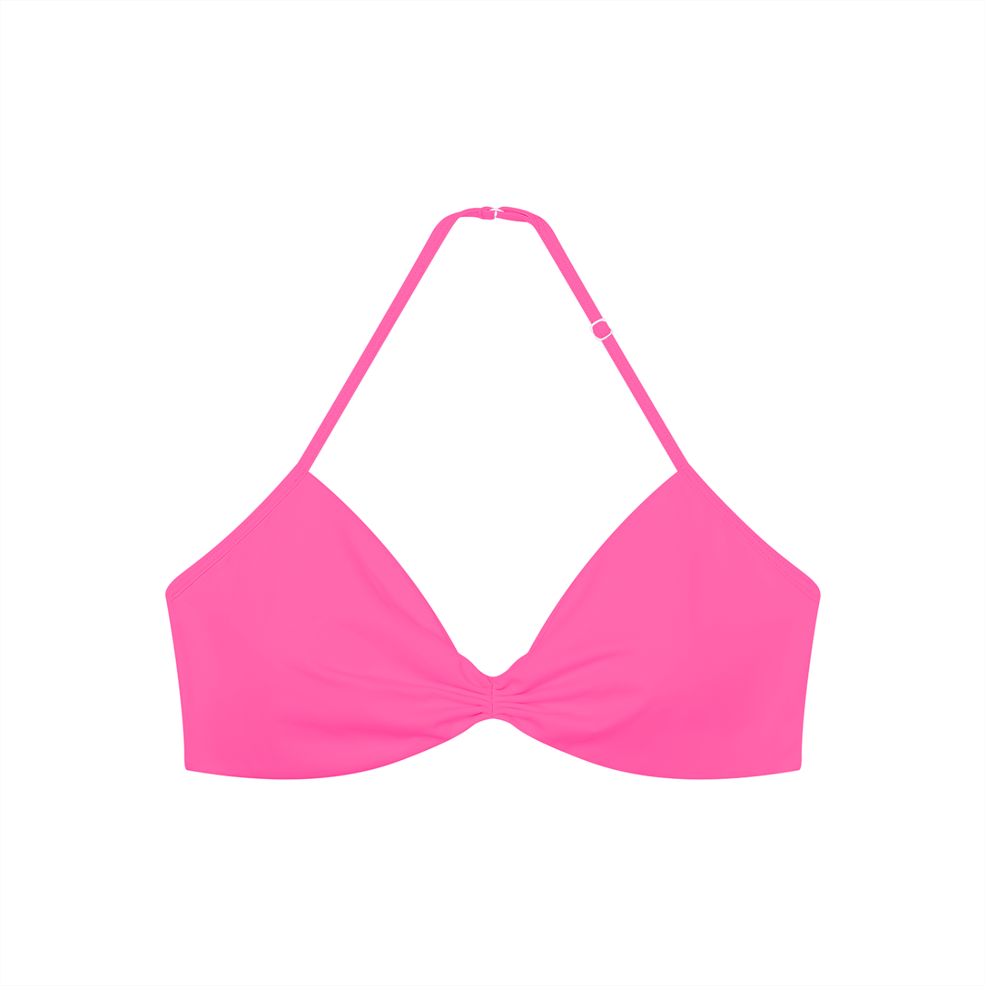 Women’s Ruched Halter-Neck Sports Bra