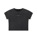 Stone Code Snow Washed Crop Top