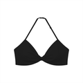 Women’s Ruched Halter-Neck Sports Bra