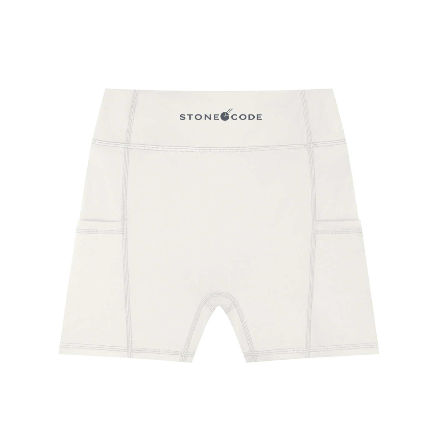 Stone Code High-Waisted Pocket Biker Shorts