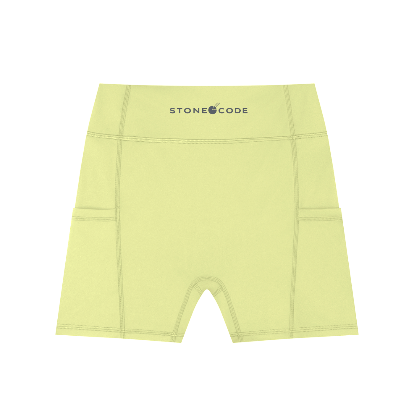 Stone Code High-Waisted Pocket Biker Shorts