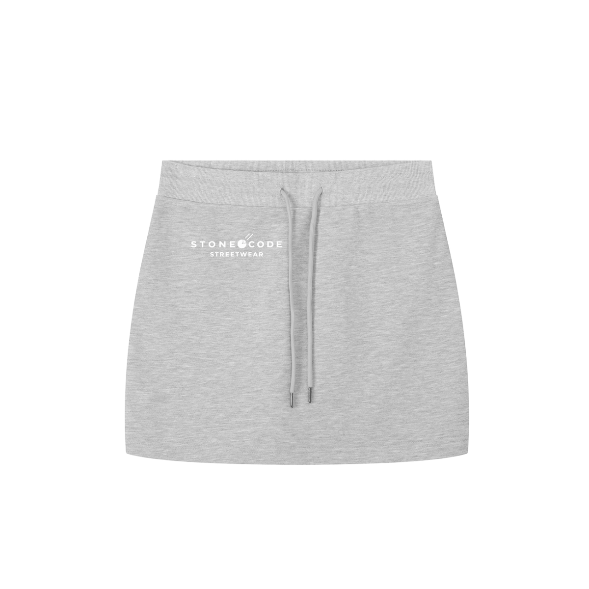 Stone Code Drawstring Skirt