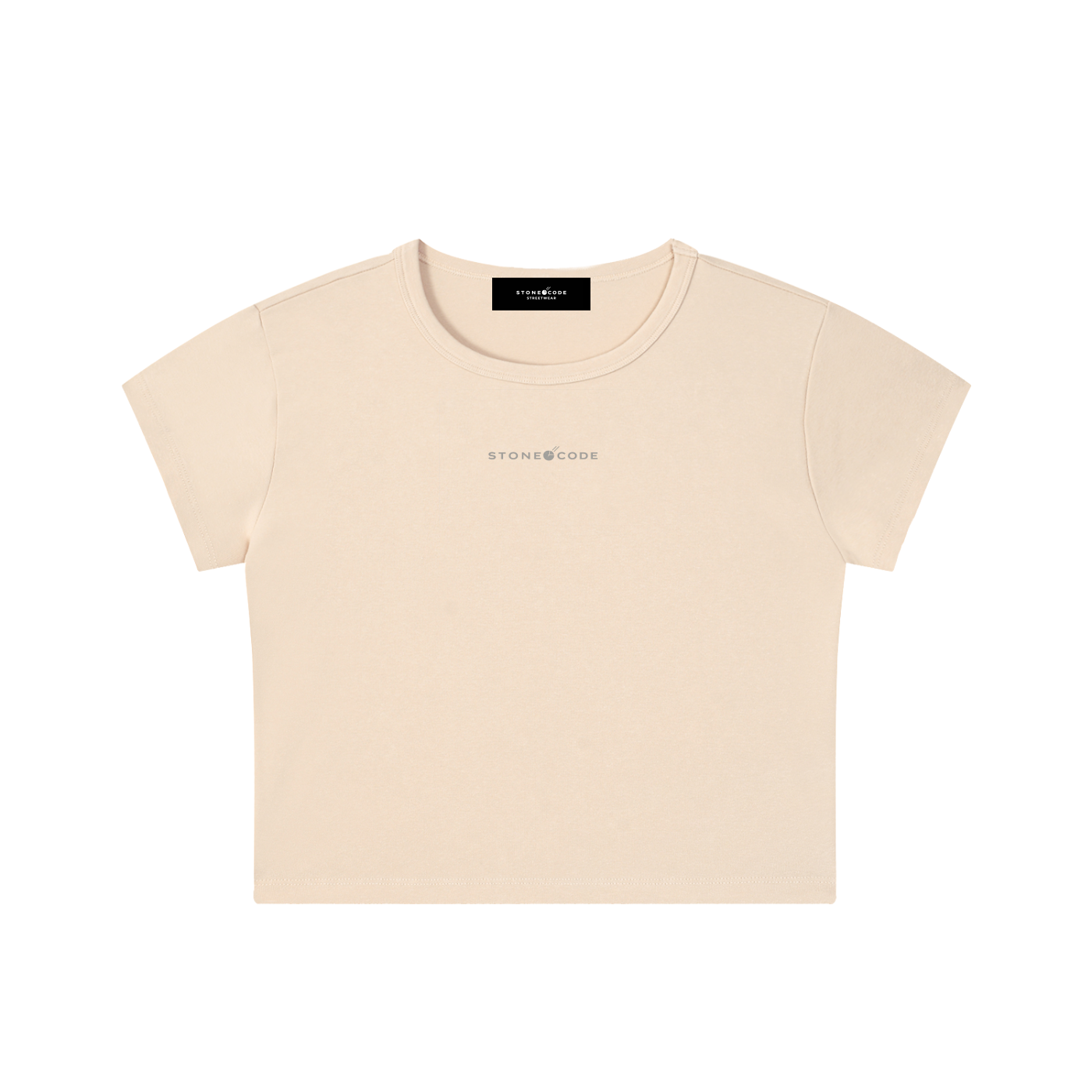 Stone Code Snow Washed Crop Top