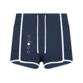 Stone Code High Rise Color Block Yoga Shorts