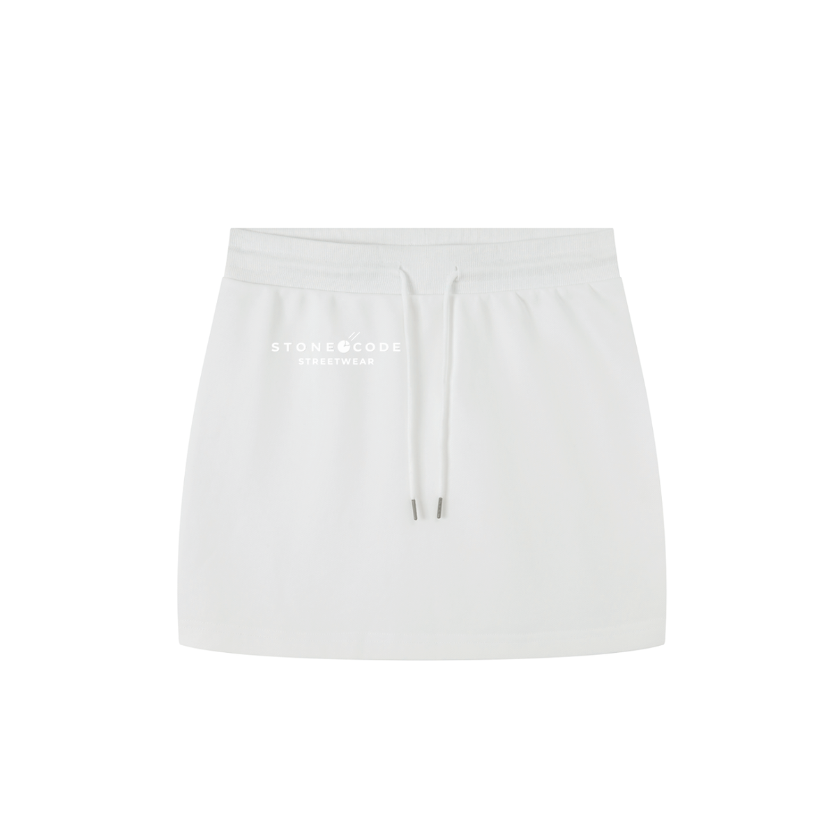 Stone Code Drawstring Skirt