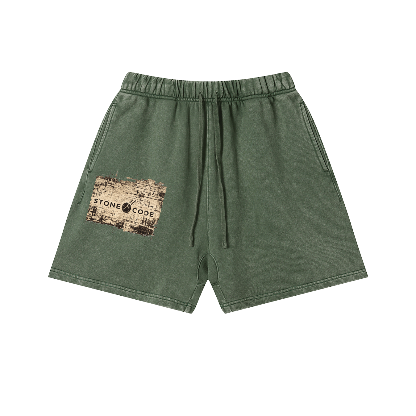 Stone Code Vintage Wash Cotton Shorts