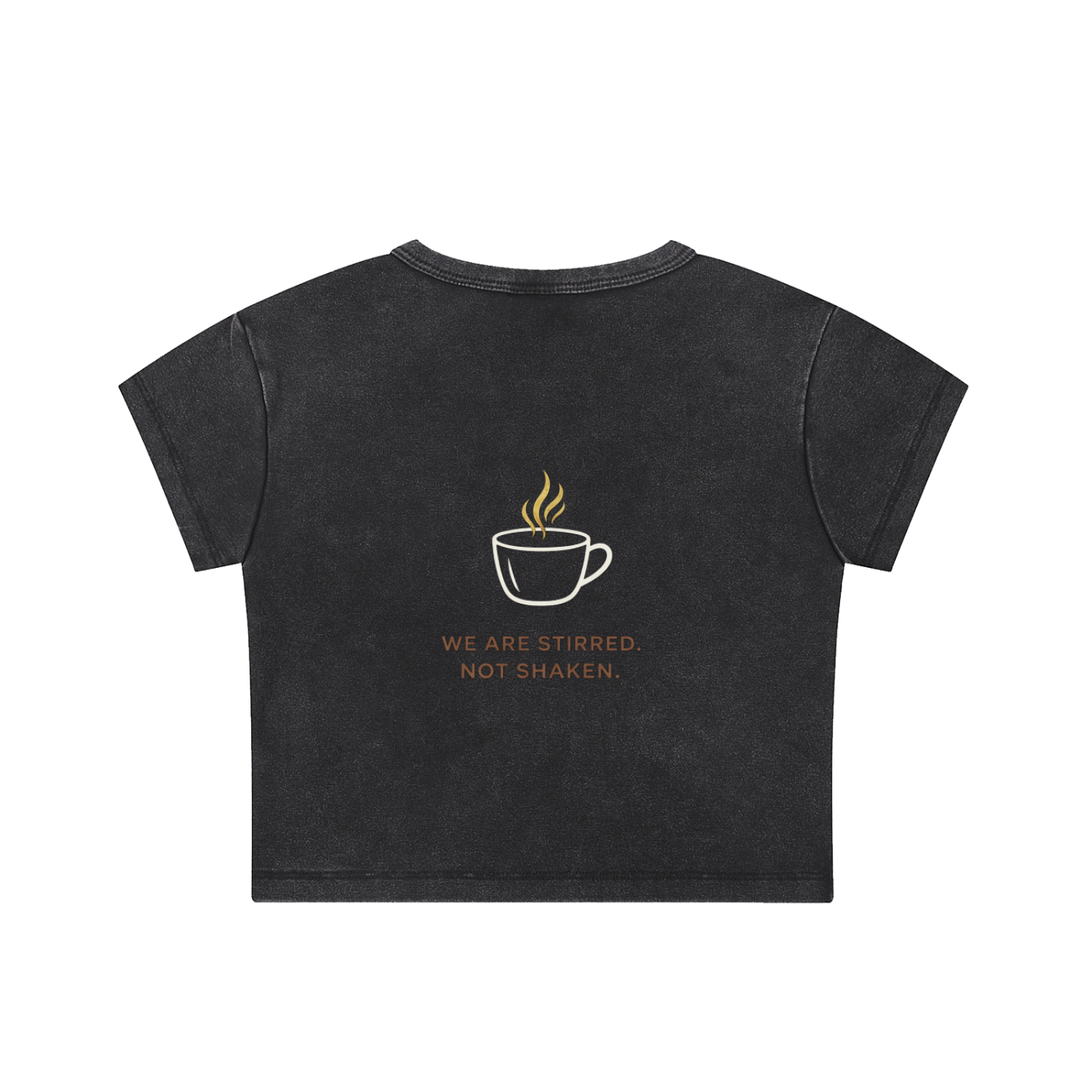 Stone Code Snow Washed Crop Top