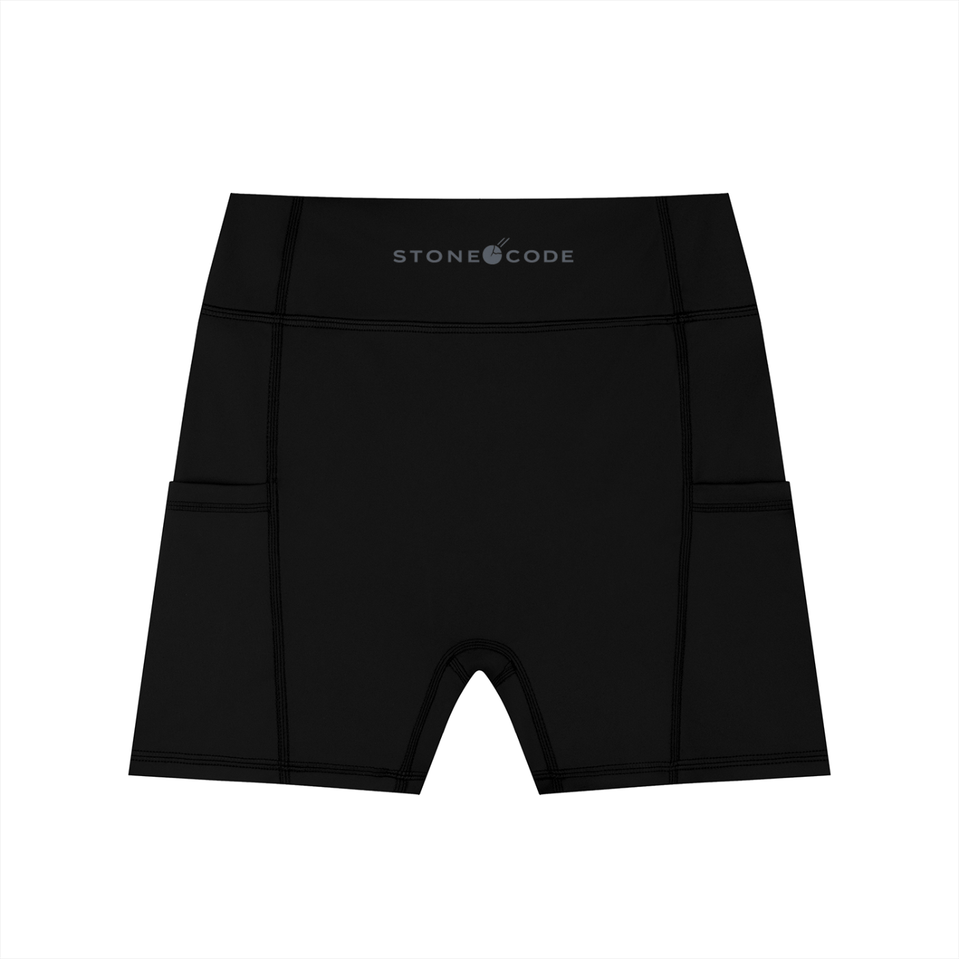 Stone Code High-Waisted Pocket Biker Shorts