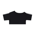 Stone Code Off-the-Shoulder Crop Top