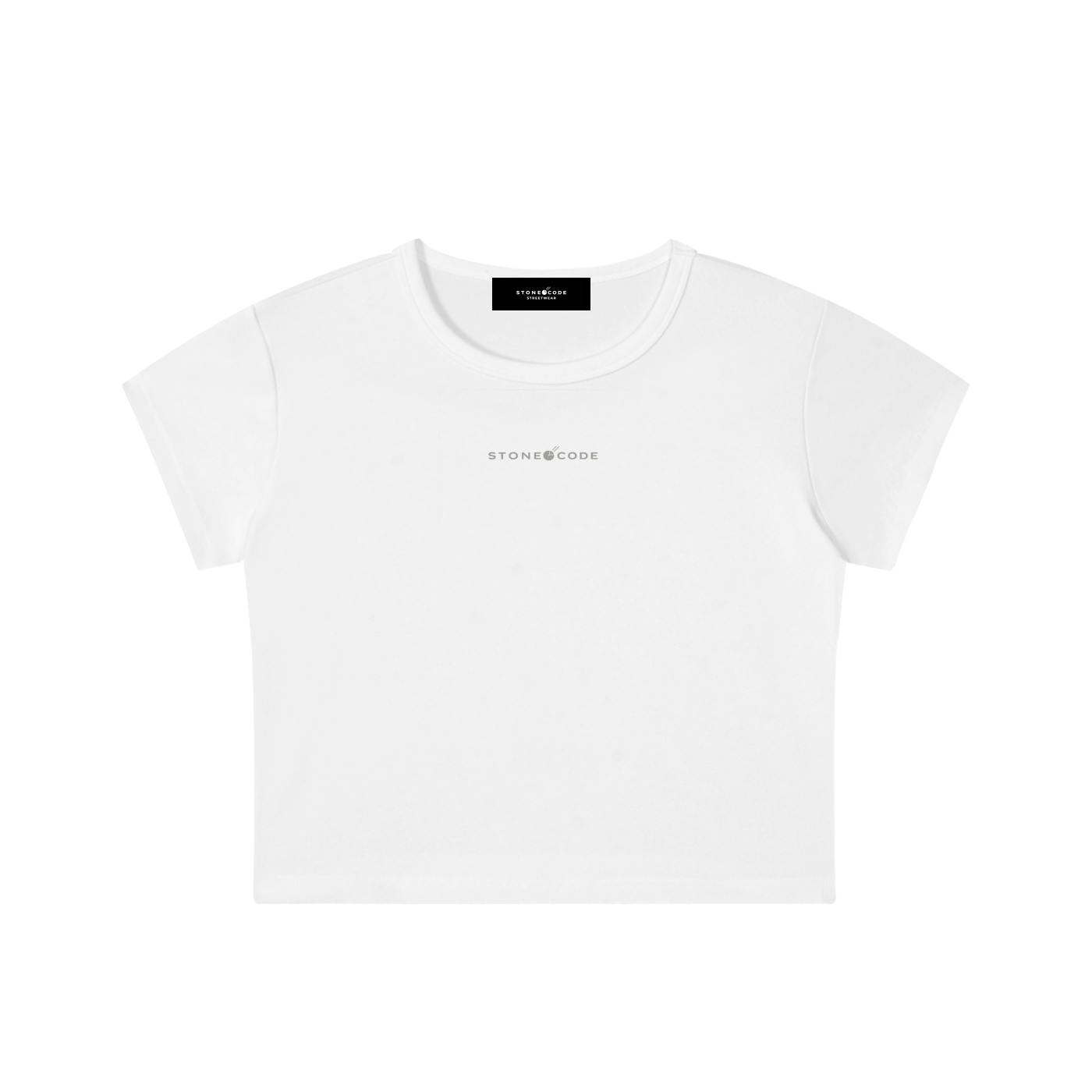 Stone Code Snow Washed Crop Top