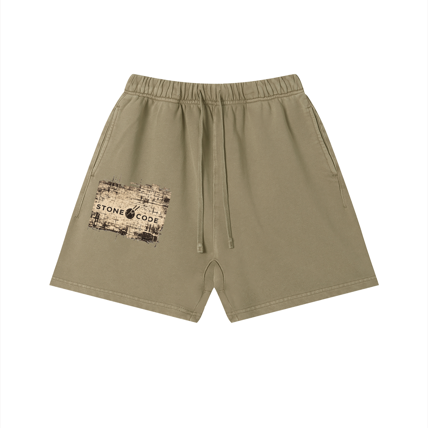 Stone Code Vintage Wash Cotton Shorts