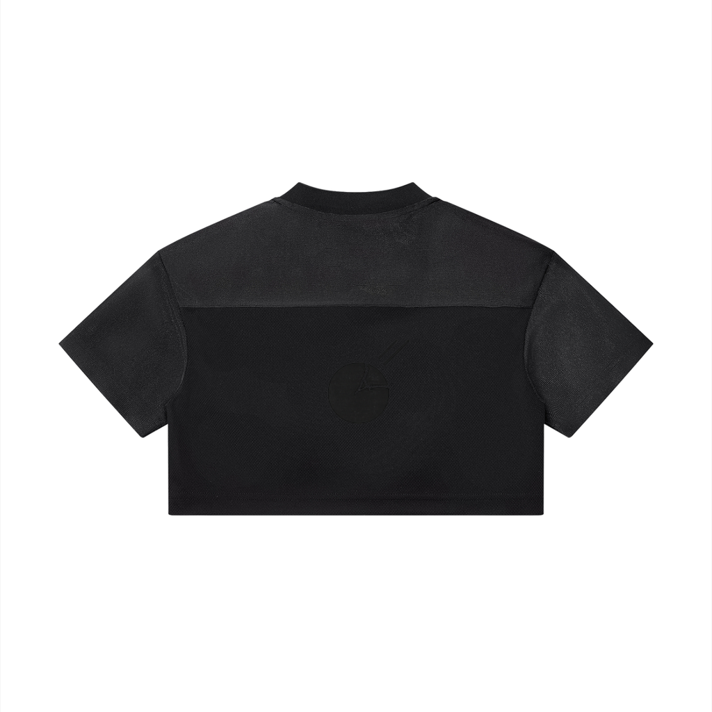 Women’s Cropped Paneled V-Neck Jersey