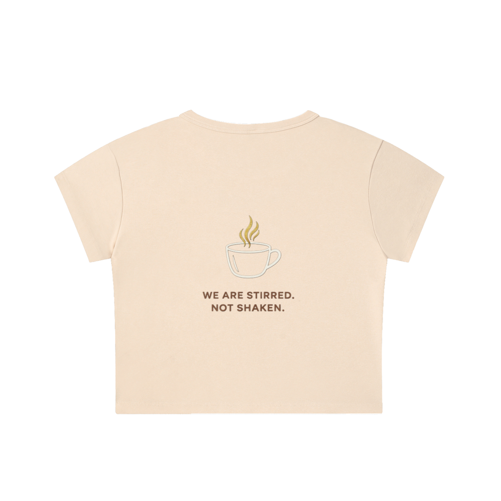Stone Code Snow Washed Crop Top