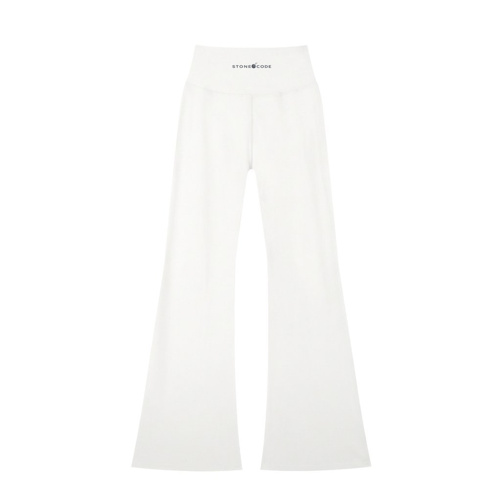 Stone Code High-Waisted Flare Leggings