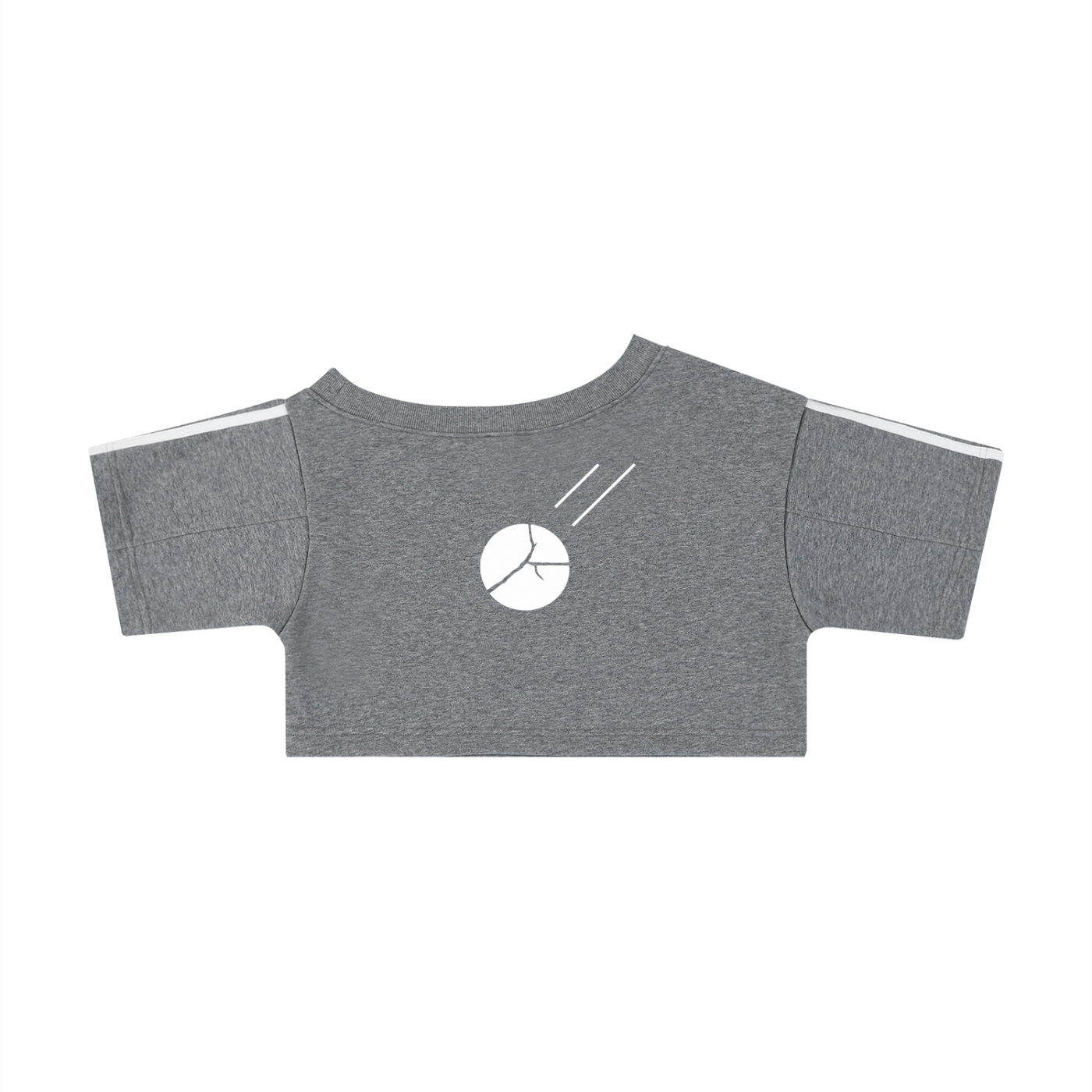 Stone Code Off-the-Shoulder Crop Top