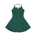 Stone Code Collared Halter A-Line Tennis Dress