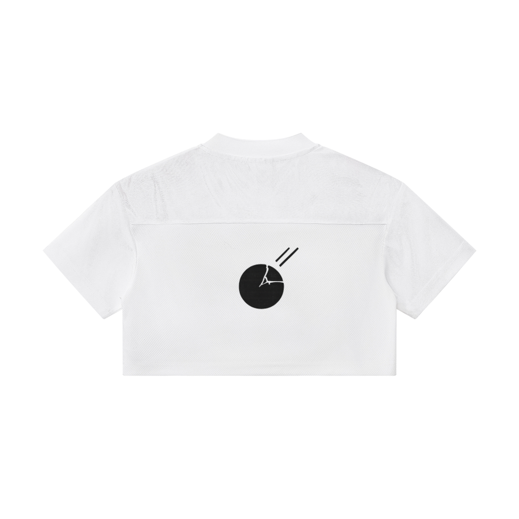 Women’s Cropped Paneled V-Neck Jersey