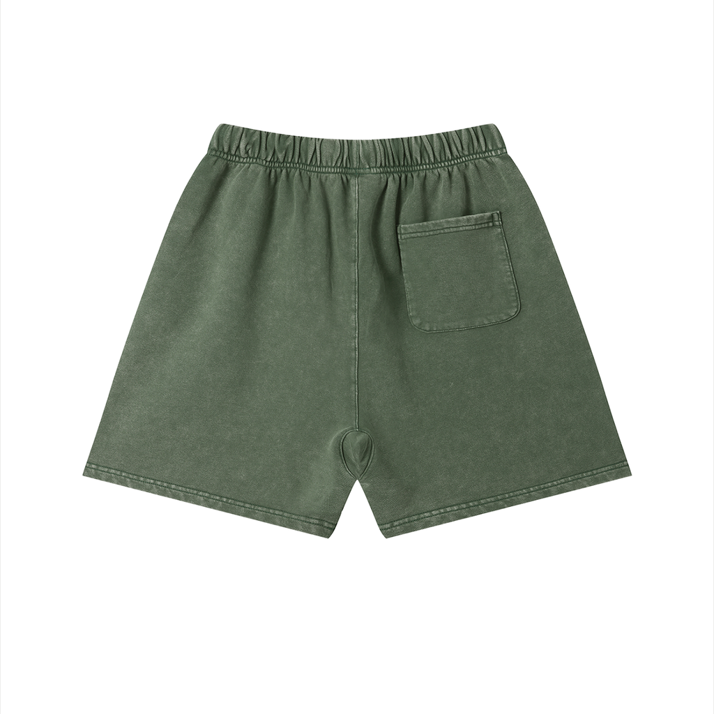 Stone Code Vintage Wash Cotton Shorts