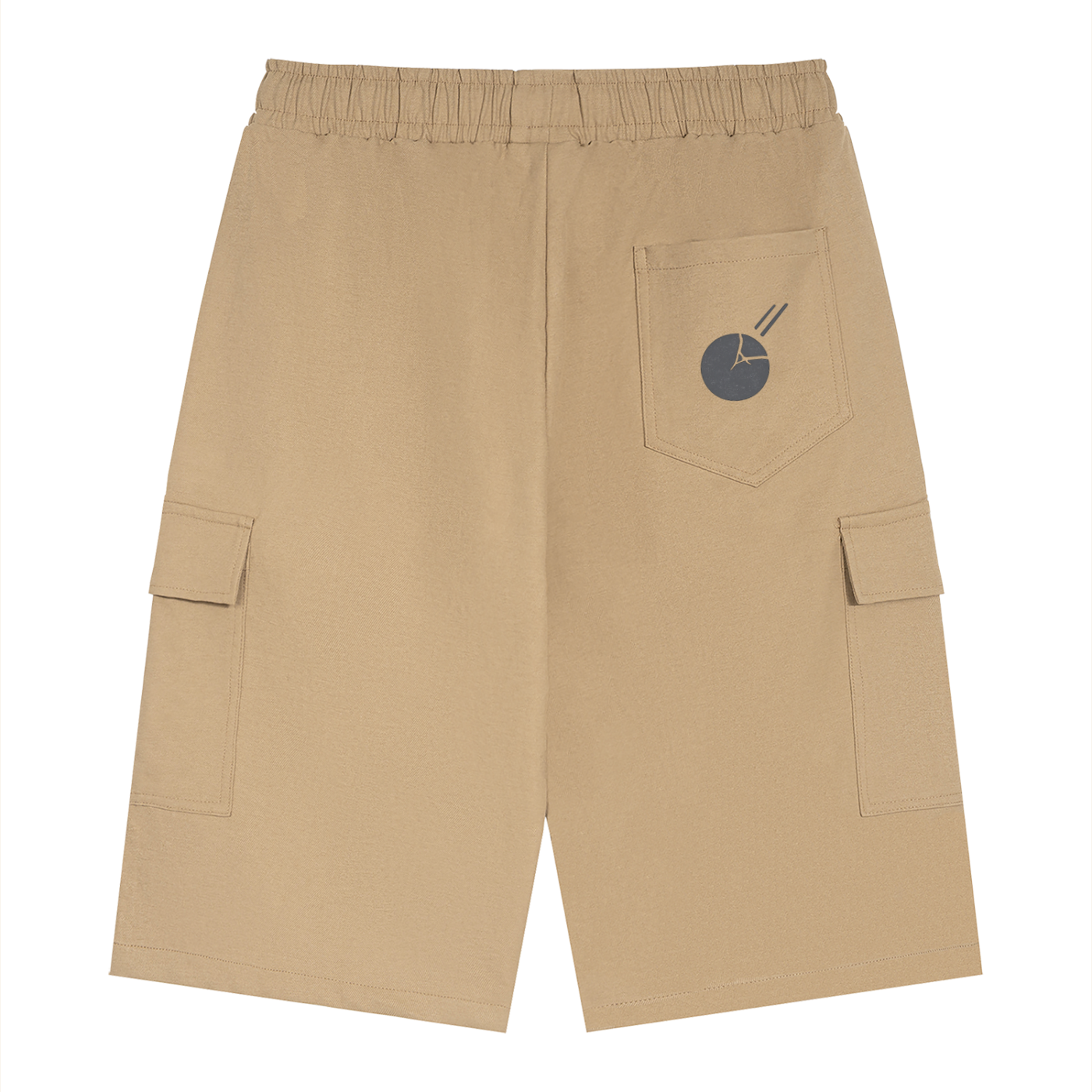 Stone Code  Drawstring Cargo Shorts