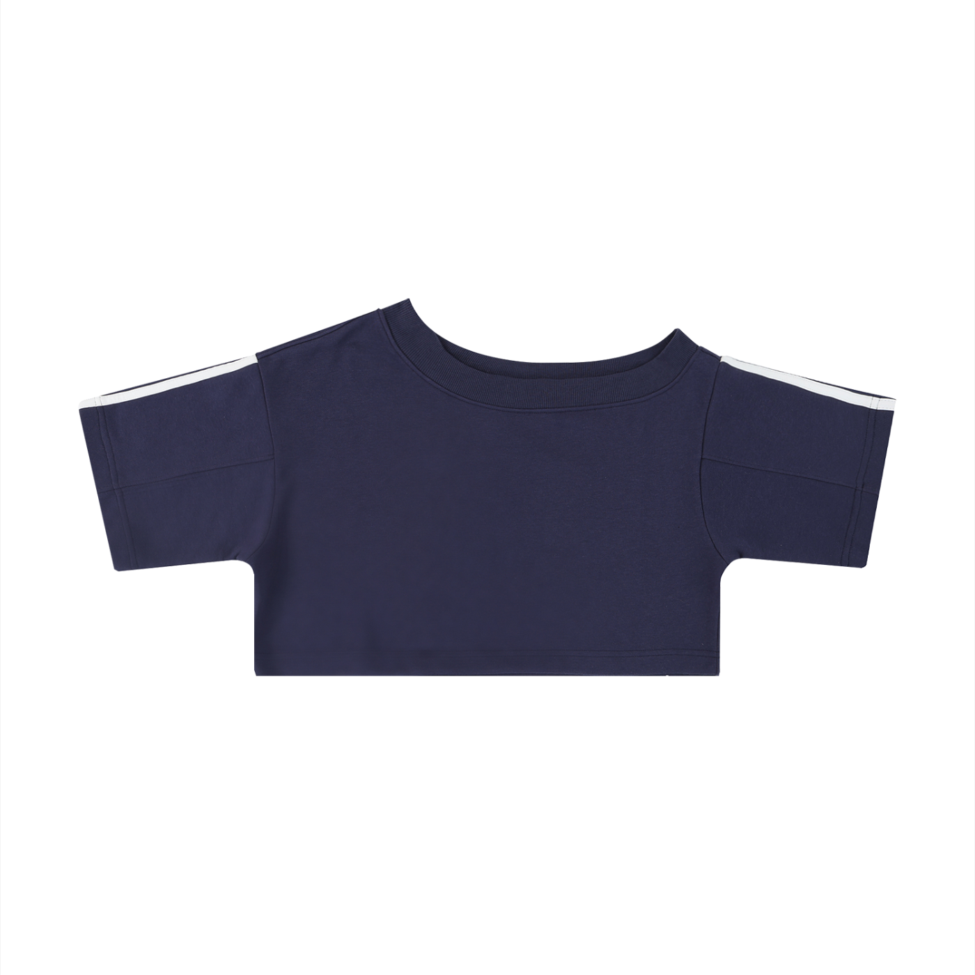 Stone Code Off-the-Shoulder Crop Top