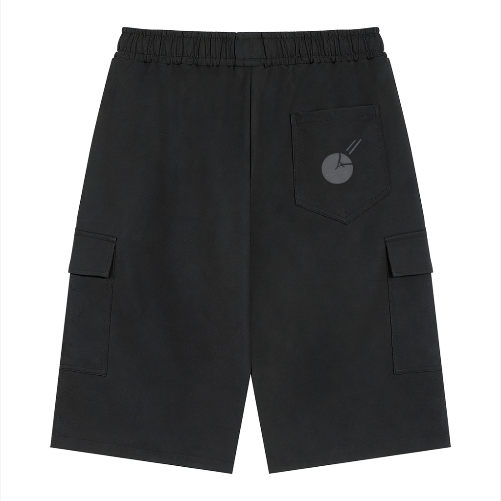 Stone Code  Drawstring Cargo Shorts