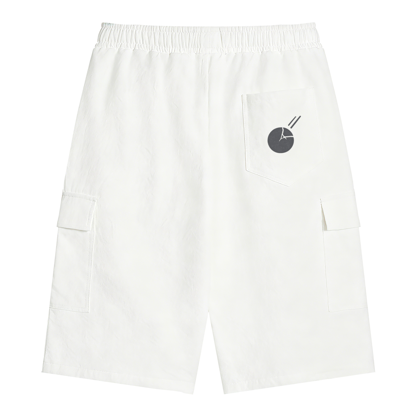 Stone Code  Drawstring Cargo Shorts